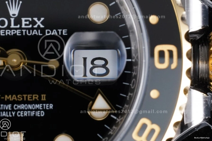 1:1 Dial Best GRNR Weight) WeatherProof CHS Black 126713 II on 881 GMT-Master Bracelet SS SH3285 New YG (Gain ARF Edition Clone Super 1013